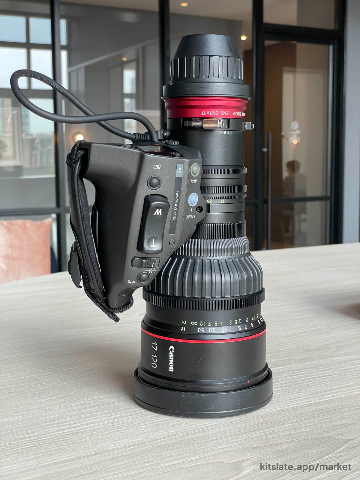 Canon Cn7 Cine Lens - Cx17 KAS S Cine-Servo 17-120mm T2.95 (PL Mount) — used other for sale in New York, NY, United States