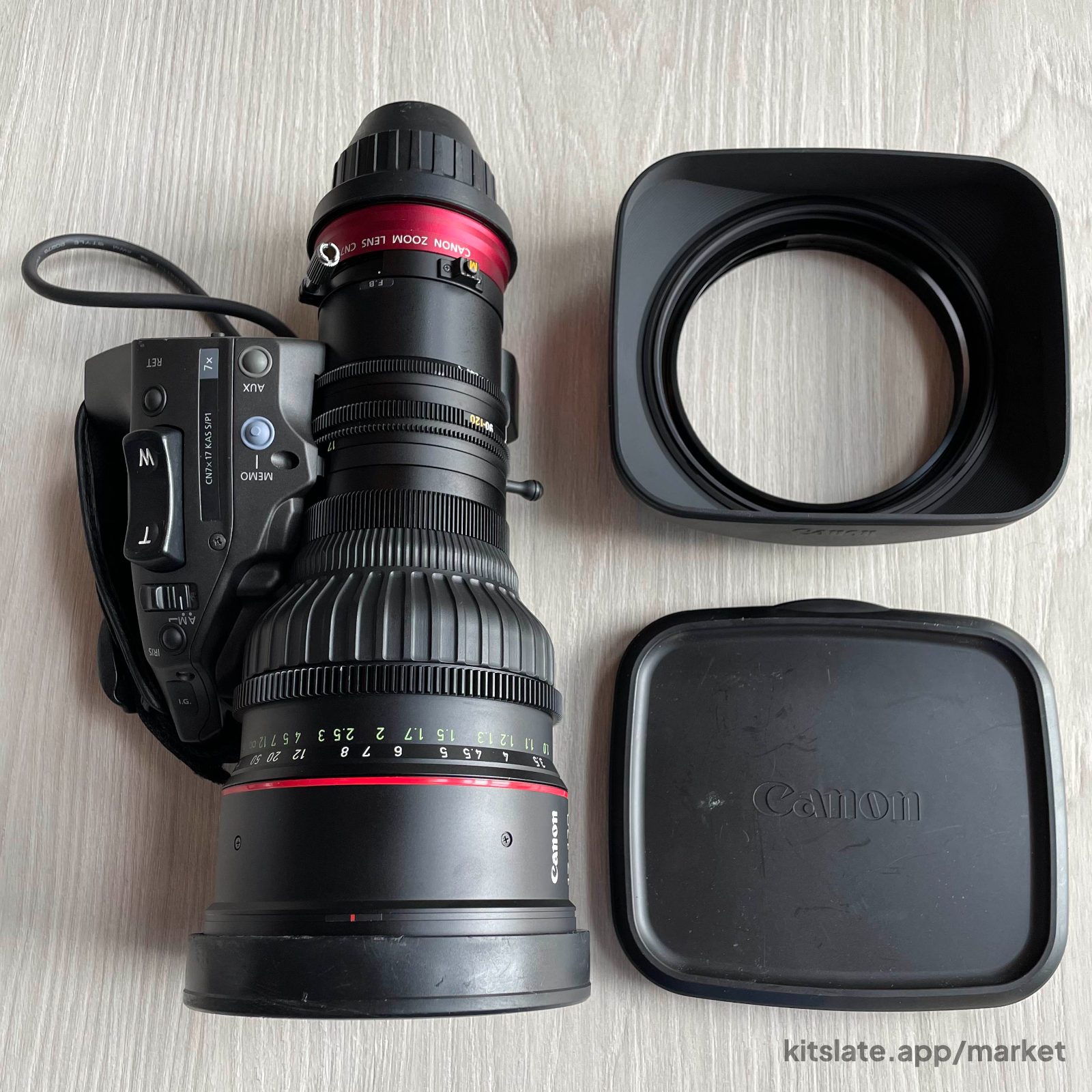 Canon Cn7 Cine Lens - Cx17 KAS S Cine-Servo 17-120mm T2.95 (PL Mount) — used other for sale in New York, NY, United States